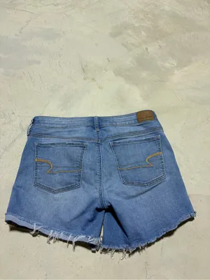American Eagle Outfitters Women’s Midi Denim Shorts 8 thumbnail 4