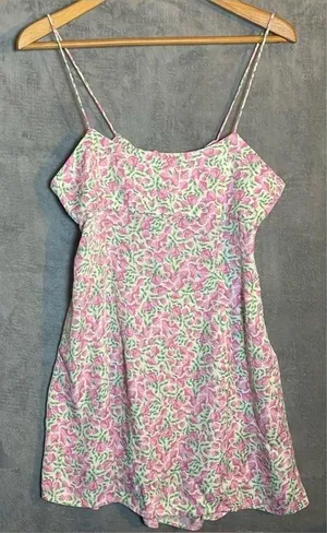 Zara Floral Mini Floral Coquette Preppy Dress‎ Romantic size Large thumbnail 1