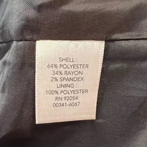 Christopher & Banks gray plaid open front blazer jacket size large thumbnail 11