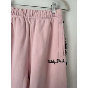 Teddy Fresh Pink Black Lace Jogger Sweatpants Women’s Size Small thumbnail 3