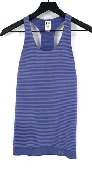 UNDER ARMOUR Seamless Tank Top Purple XS thumbnail 1