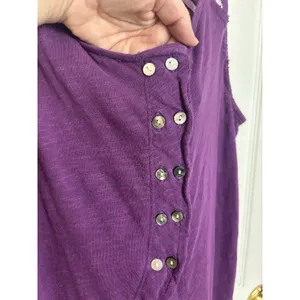 Free People Purple Ethereal Daze Ginger Tank M Sheer Mesh Fairycore Boho thumbnail 6