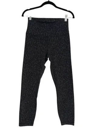 Lululemon Align High Rise Crop 23” in Leopard Camo Deep Coal Multi 6 thumbnail 1