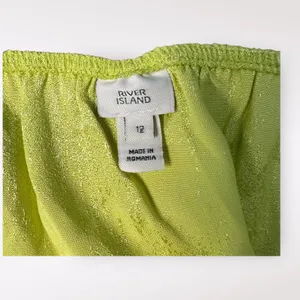 River‎ Island citrus satin tube top Keyhole neck Size US 8 thumbnail 2