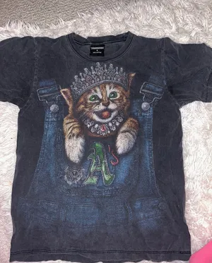Cat T shirt Gray thumbnail 1