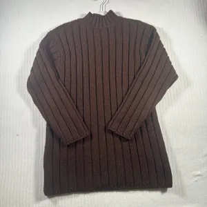 Jones New York Womens Small Brown Sweater Long Sleeve Knit Pullover thumbnail 12