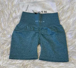 Nvgtn Nwt Xs Teal Scrunch Shorts thumbnail 3