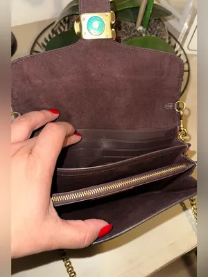 Coach 4792 Tabby Chain Clutch wine thumbnail 3