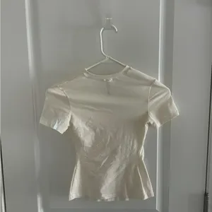 Skims Cotton Jersey Tee Shirt thumbnail 5