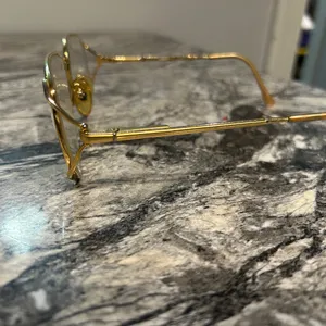 Elegant Gold Frame Glasses thumbnail 5