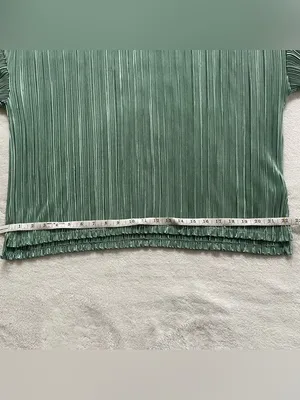 Marc New York Mint Green Textured Blouse size M thumbnail 7