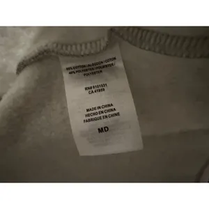 Care Bears Cheer Bear Gray Graphic Cropped Sweatshirt Fleece Pullover Medium thumbnail 3