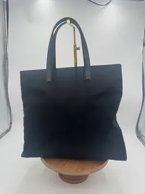 Coach Vintage Mercer Black Nylon Leather Shoulder Tote Bag Y2K thumbnail 3