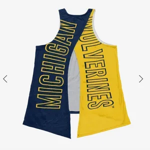 FOCO USA Michigan Wolverines Womens Tie-Breaker Sleeveless Top NWT Size Medium thumbnail 3