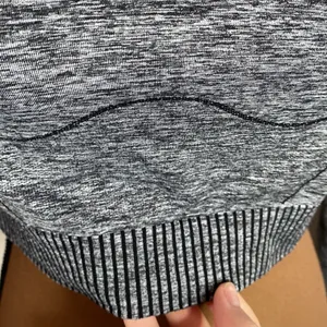 Gymshark hyper-amplify seamless long sleeve crop top in black marl size L thumbnail 10