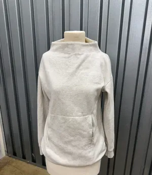 Gymshark mock neck grey sweatshirt thumbnail 6