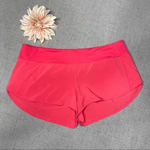 Lululemon Speed Up Athletic Gym Shorts Pink Heartthrob 12 thumbnail 4