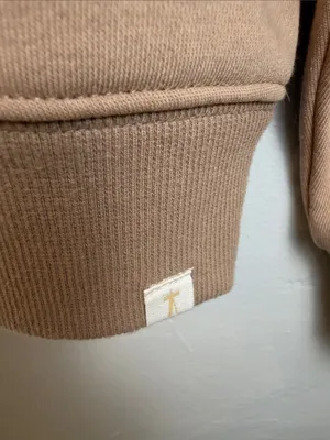 Tkees women’s Crewneck Sweatshirt in Taupe xsmall thumbnail 4