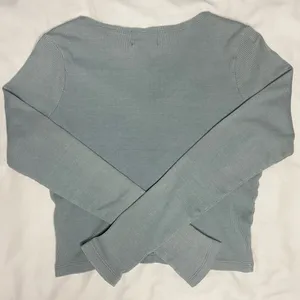 Urban Nation Blue Tie-Front Cardigan thumbnail 2