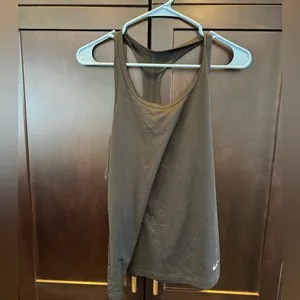 Nike Women's Sleek Black Tank Top thumbnail 2