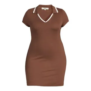 ✨Madden NYC Women's Short Sleeve V-Neck Polo Sz Large Dress✨ thumbnail 2