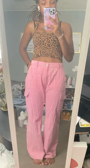 Lizard Thicket Pink Cargo Pants thumbnail 1