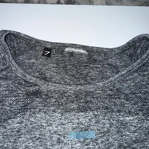 Gymshark Flex Crop Top S/M Grey Long‎ Sleeve Seamless Open Back Thumbholes thumbnail 4