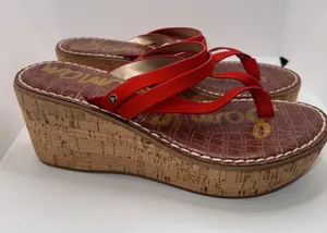 SAM EDELMAN Rasha Platform Wedge Sandals Women’s 7.5 thumbnail 1