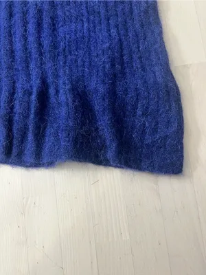 Madewell Blue Ribbed Henley Sweater Size S Alpaca Blend CKP492741785 Long Sleeve thumbnail 8