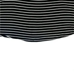 Anthropologie Saturday Sunday Navy White Stripes Crew Neck Dress SZ S thumbnail 7