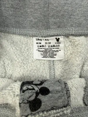 American Eagle Women's Set T-Shirt & Gray Mickey Mouse Print Pajama Joggers thumbnail 7