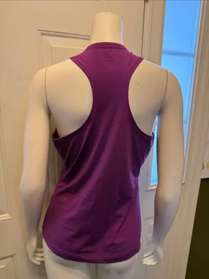 Nike Purple V-Notch Performance Tank thumbnail 2