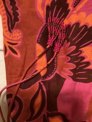 FARM Rio Pink Bold Floral Linen Blend Shorts Size L thumbnail 6