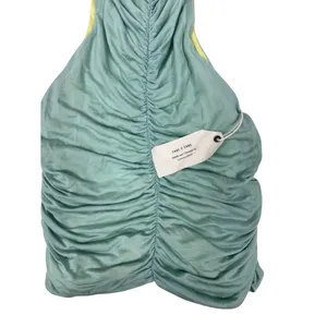 Pilcro XS Reversible Ruched Tank Top Blue Yellow Anthropologie NWT‎ Y2K thumbnail 6