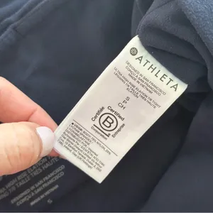 Athleta Ultra High Rise Elation 7/8 Navy‎ Blue Tights Leggings thumbnail 4
