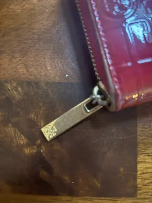 Tory Burch red patent leather large wallet  thumbnail 7