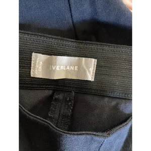 Everlane Pants Womens 4 Black Side Zip Stretch Dress Work Trousers Cotton Modal thumbnail 4