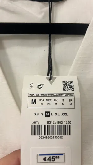 ZARA White Midi Dress thumbnail 4