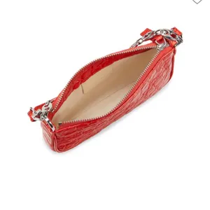 By far Mini Rachel Croc Embossed Leather Top Handle Bag thumbnail 4