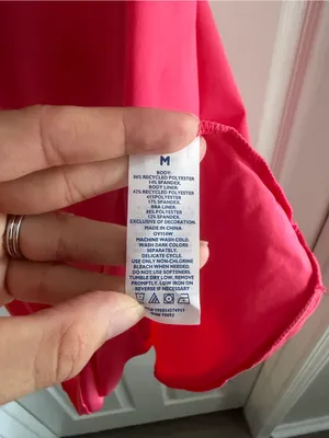Outdoor Voices‎ The Exercise Dress Petunia Size M Athleisure Sporty Girly Tennis thumbnail 6