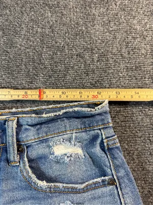 Abercrombie & Fitch Shorts Women's 24 00 Short High Rise Curve Love Distressed thumbnail 7