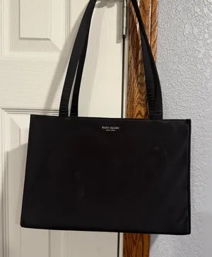 Vintage Kate Spade New York black nylon Sam shoulder bag thumbnail 1