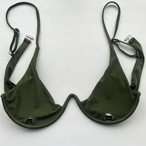 Olive Green Bikini Swimsuit Suit thumbnail 2