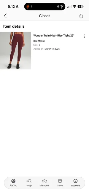 Lululemon Wunder Train 25" thumbnail 5