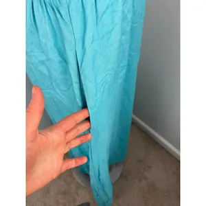 Aaron & Amber Linen Blend Maxi Dress Large Pockets thumbnail 4