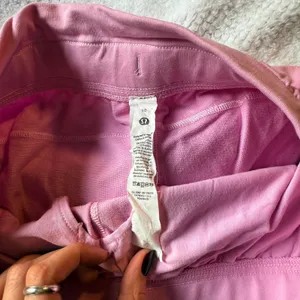 Lululemon pink cotton shorts, size 10 thumbnail 2