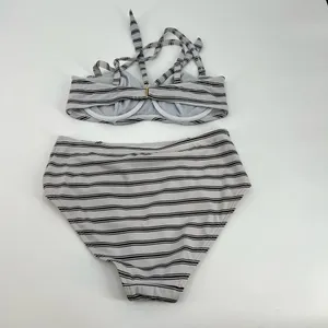 Swimsuits for all scout underwire shirred high waisted bikini set size 10 thumbnail 7