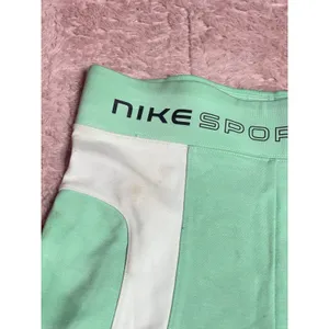 Nike Sportswear Street Bike Shorts‎ Tight Fit Small Green/White NWT Bin12 thumbnail 4