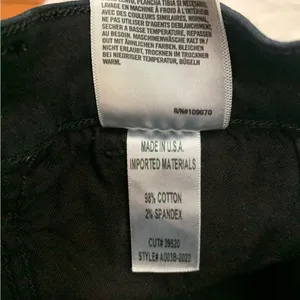 AGOLDE Black Distressed Skinny jeans Denim size 26 high rise thumbnail 4