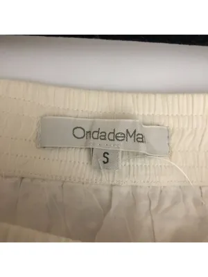 OndadeMar Womens White Lace Mini Skirt Size Small 100% Cotton Swim Cover thumbnail 3